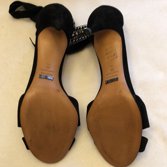 EUC SCHUTZ heels. Embroidered ankle strap. Size 8. - Picture 3 of 5